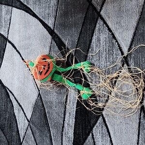 VINTAGE JACK O' LANTERN DANGLE LEG SHELF SITTER FALL DECOR